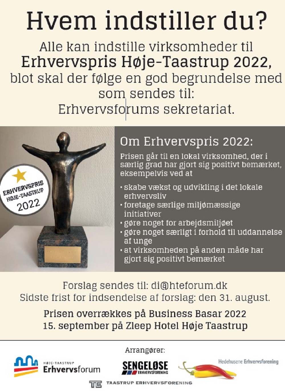 Erhvervspris Høje-Tastrup 2022